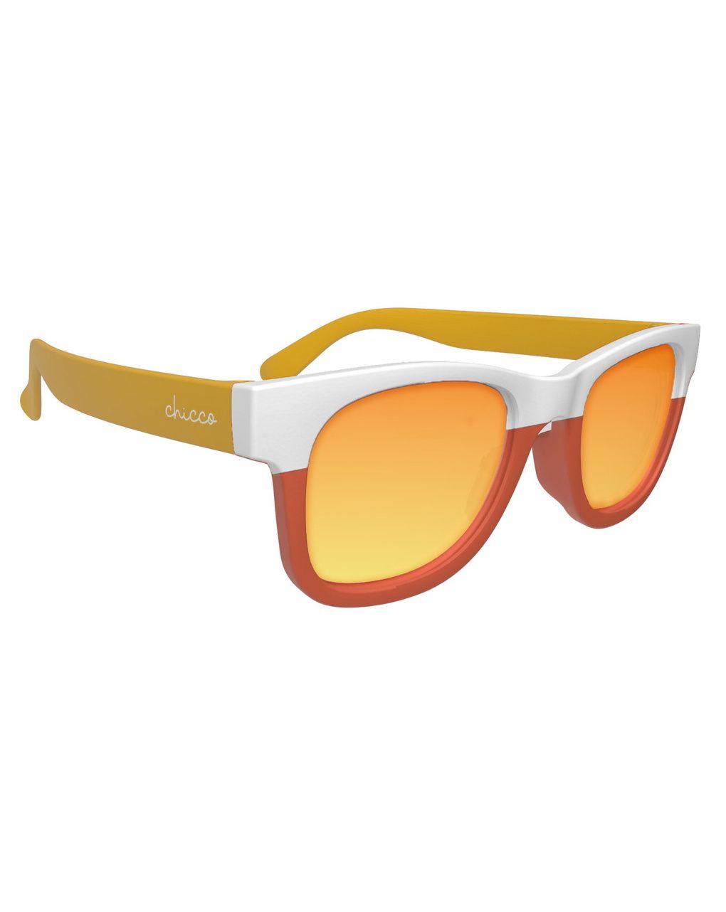 Occhiale da sole rosso con lenti a specchio 24m+ - chicco