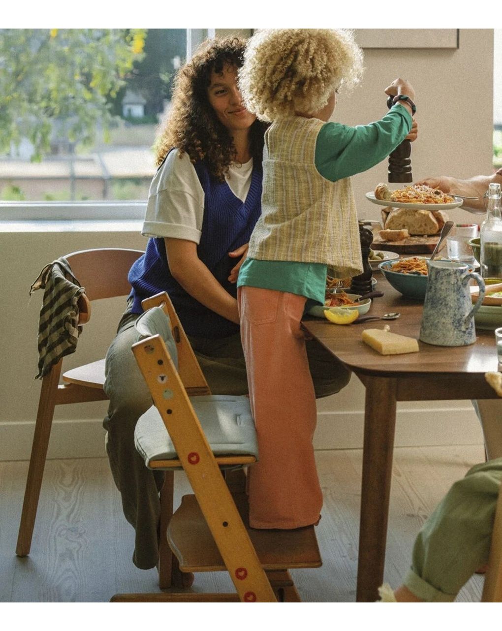 Cuscino tripp trapp® glacier green - stokke