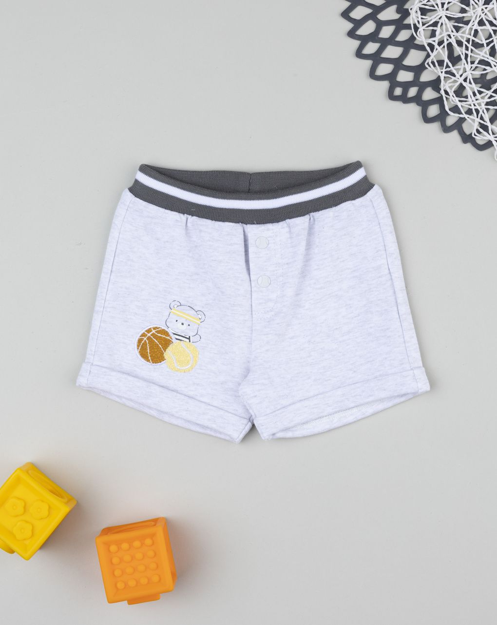 Shorts grigi bimbo sport