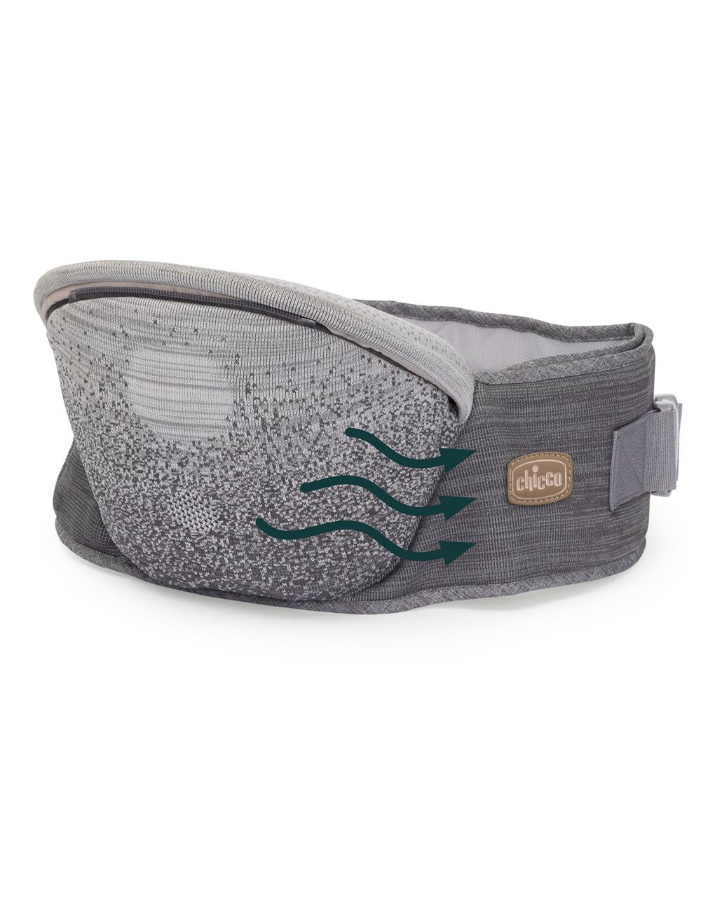 Marsupio airy hip fit carrier pebble - chicco