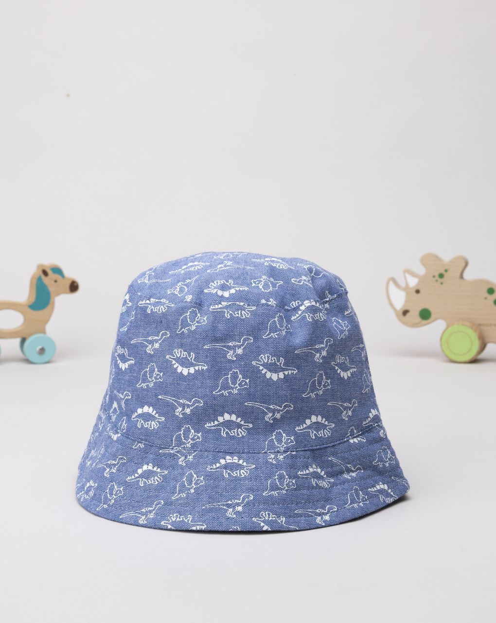 Cappello pescatore bimbo denim allover