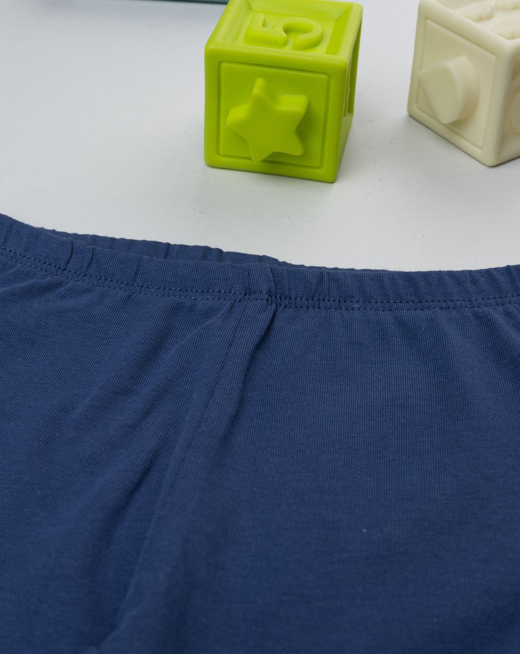 Leggings ampi blu bambina