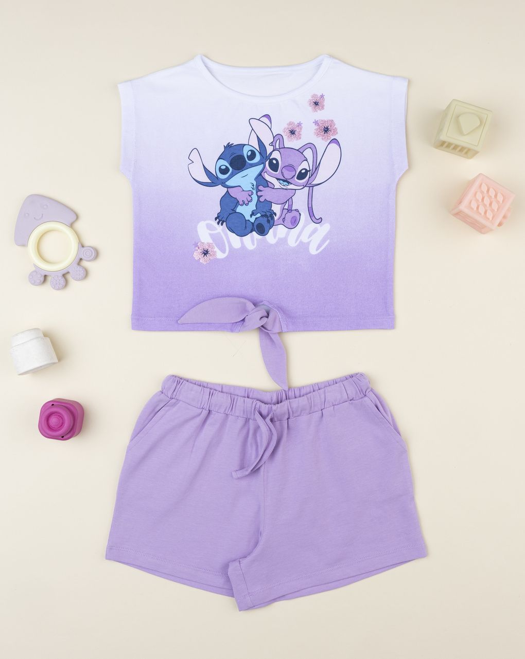 Completo mare bimba stitch