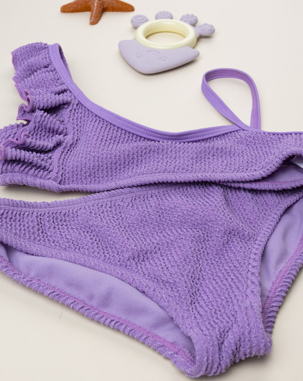 Costume bikini bambina viola