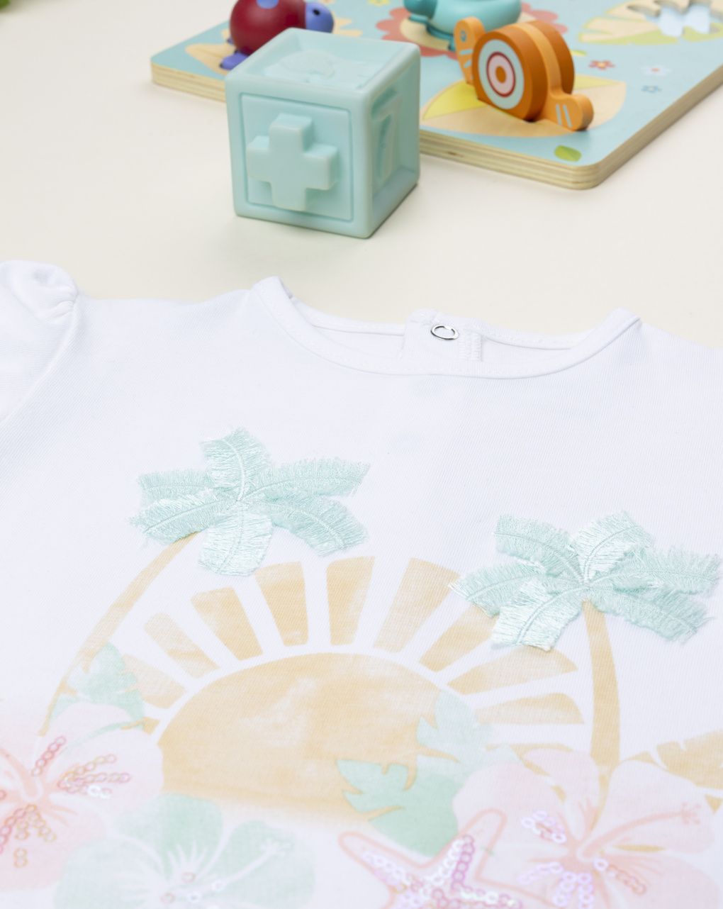 T-shirt bimba bianca summer