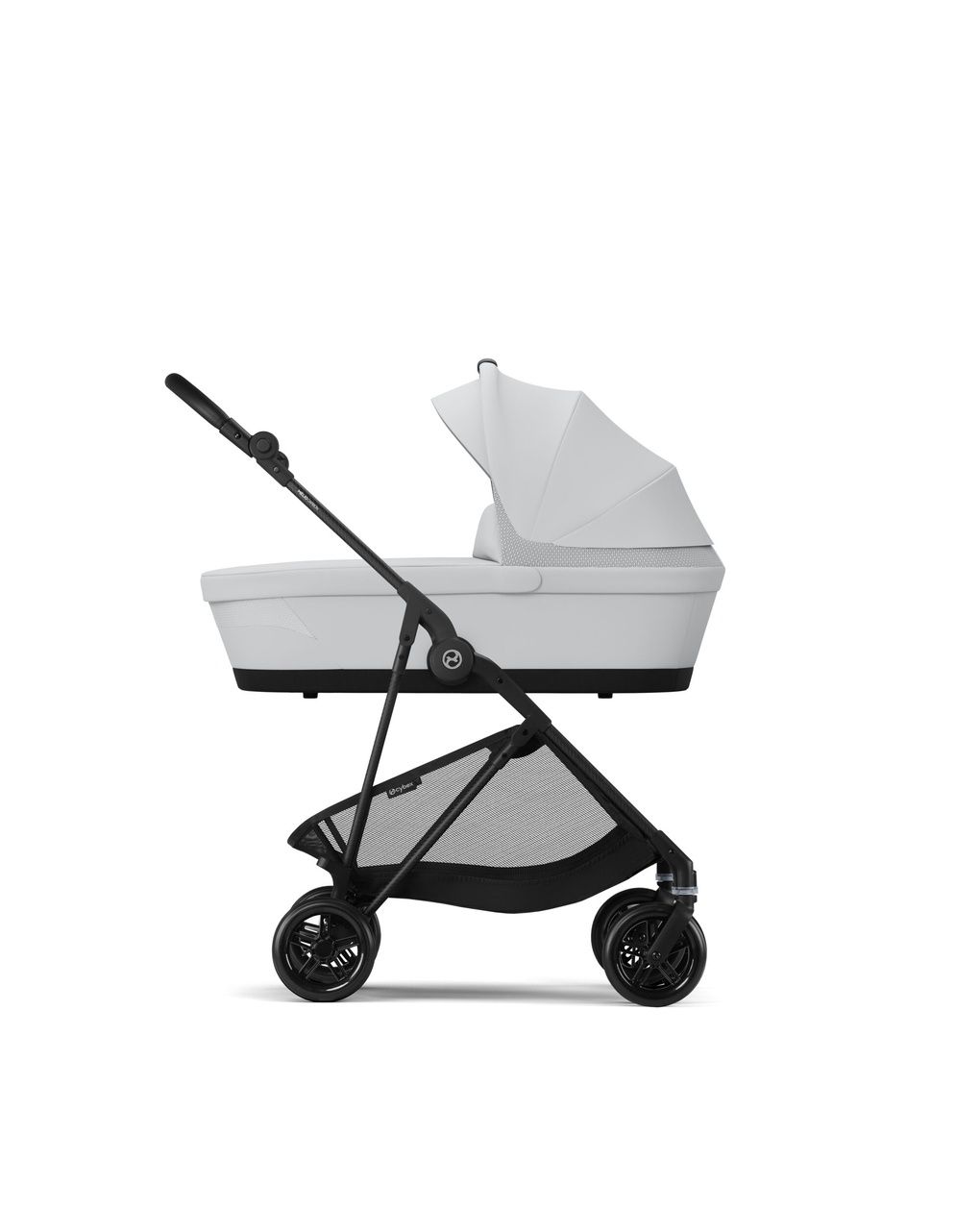 Passeggino melio carbon b/fog grey-light grey - cybex