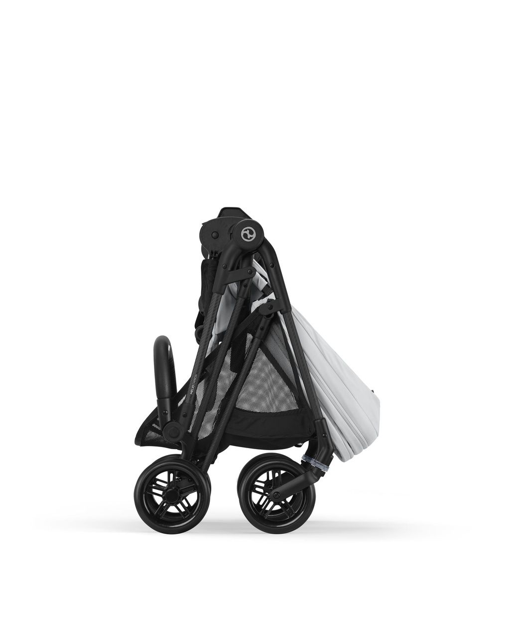 Passeggino melio carbon b/fog grey-light grey - cybex
