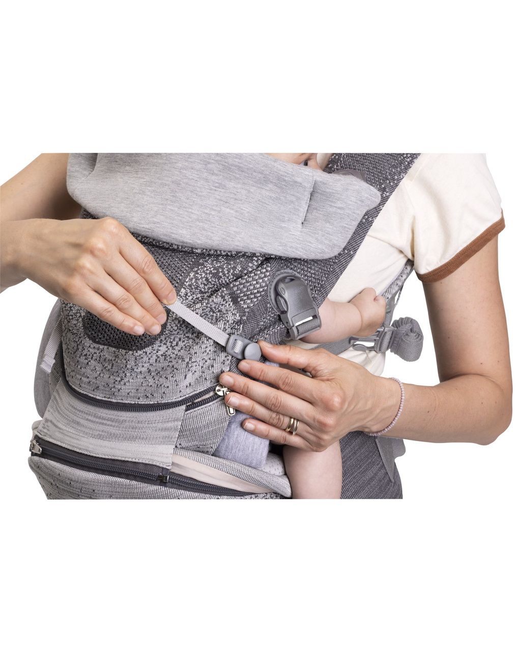Marsupio airy hip fit carrier pebble - chicco