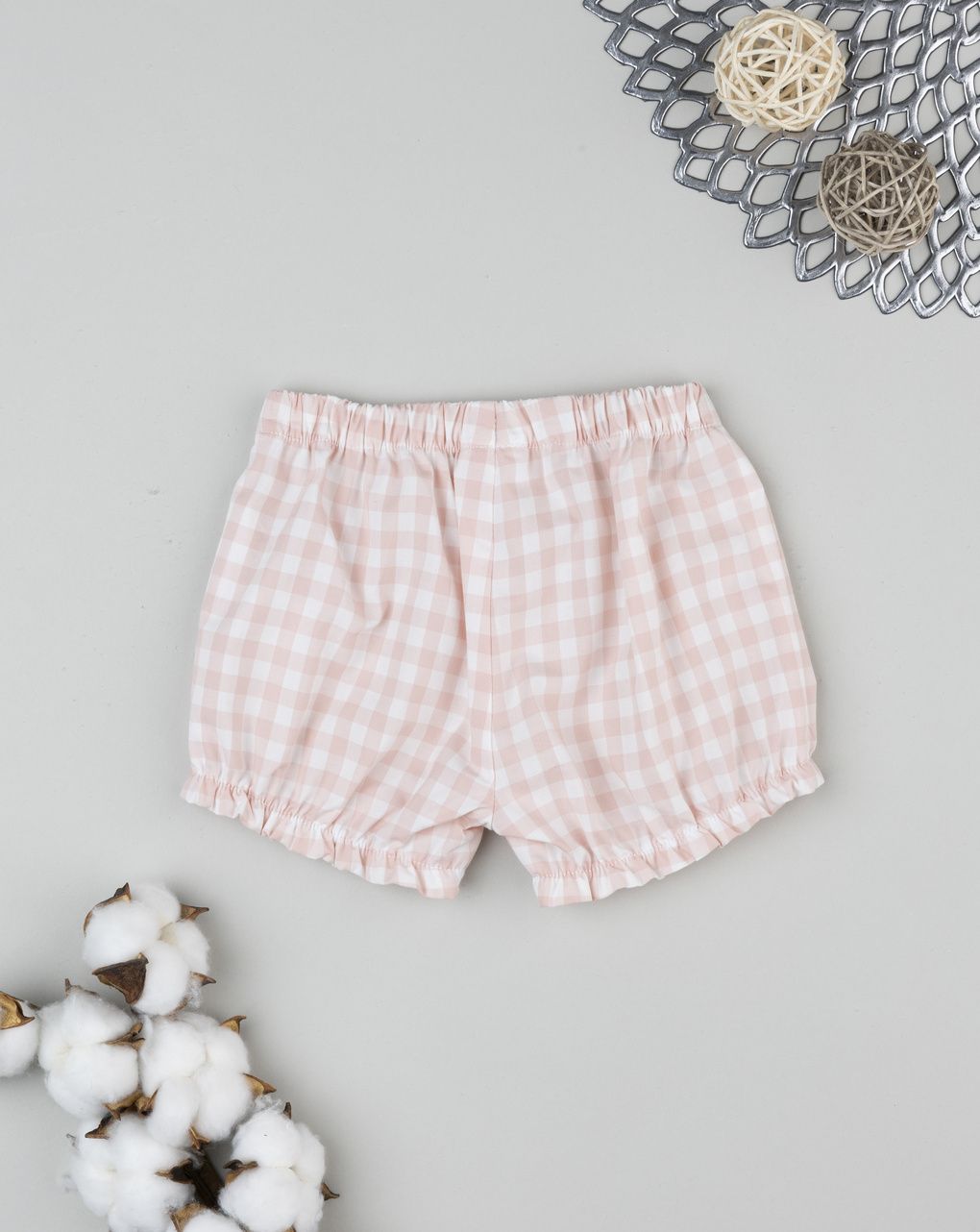 Shorts bimba vichy rosa