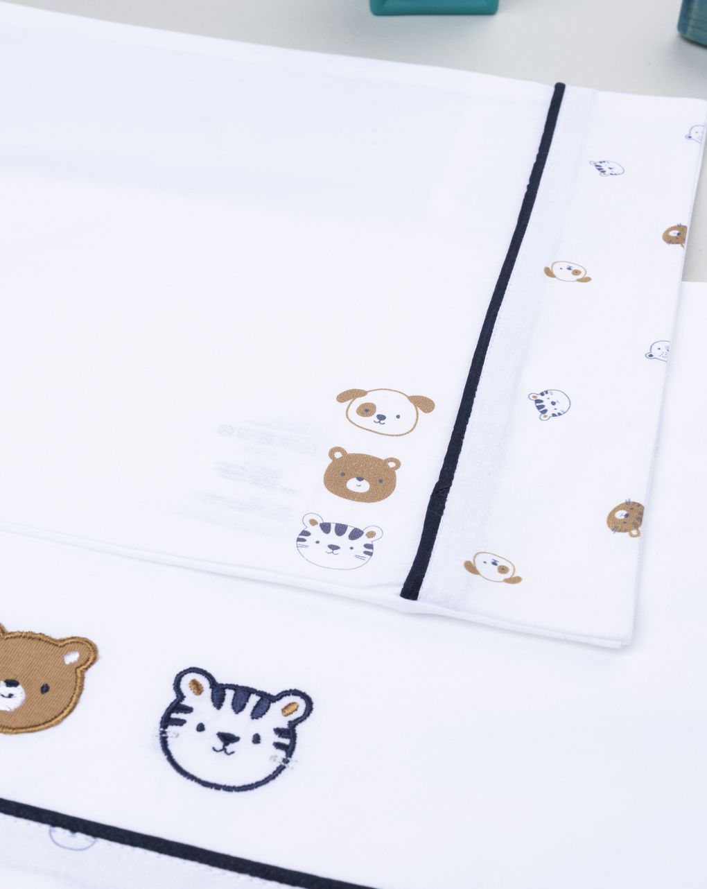 Completo 3 pz culla/carrozzina animaletti