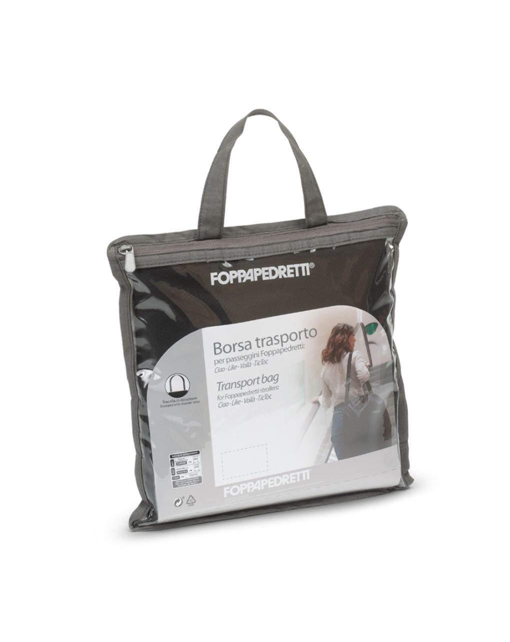 Borsa trasporto passeggino tictoc, ciao, like, voilà - foppapedretti