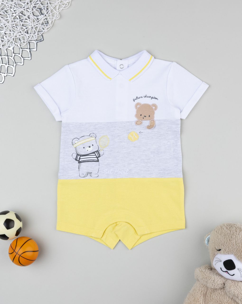 Pagliaccetto bimbo tricolor tennis