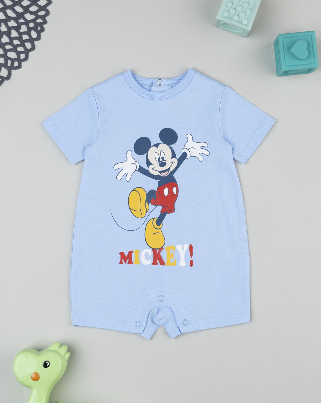 Pagliacceto bimbo mickey mouse azzurro