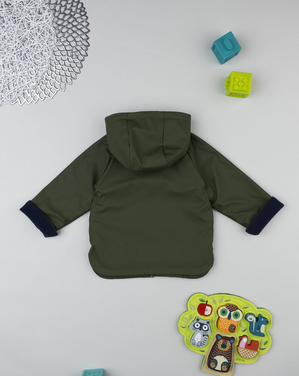 Giacca bimbo verde scuro