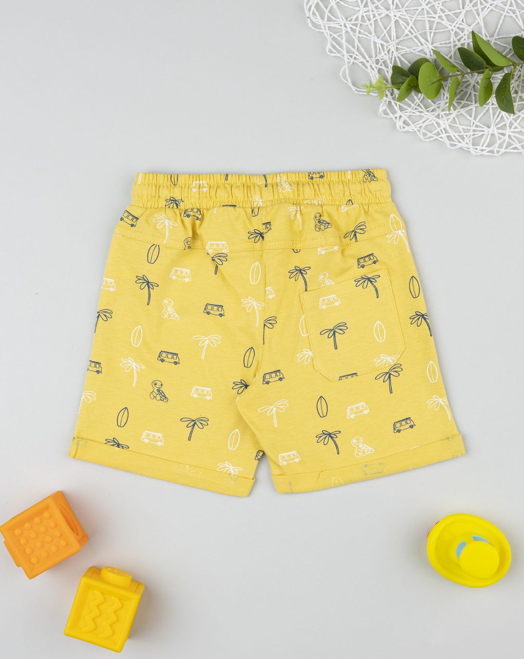 Shorts giallo bimbo summer