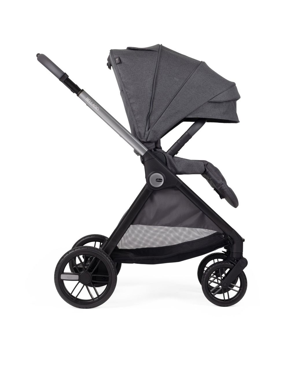 Passeggino bellagio 2.0 black satin - chicco