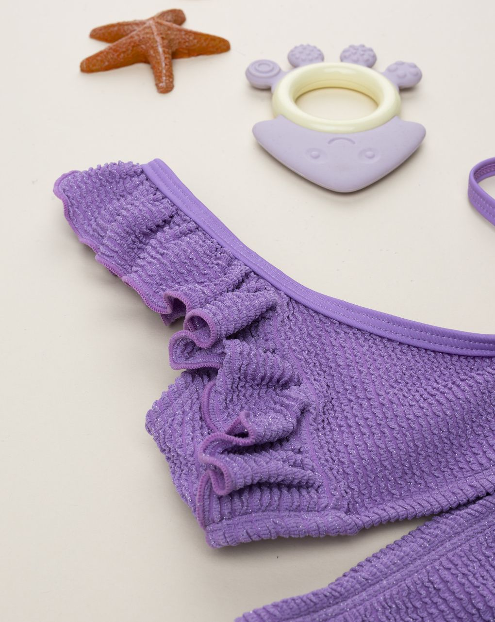 Costume bikini bambina viola