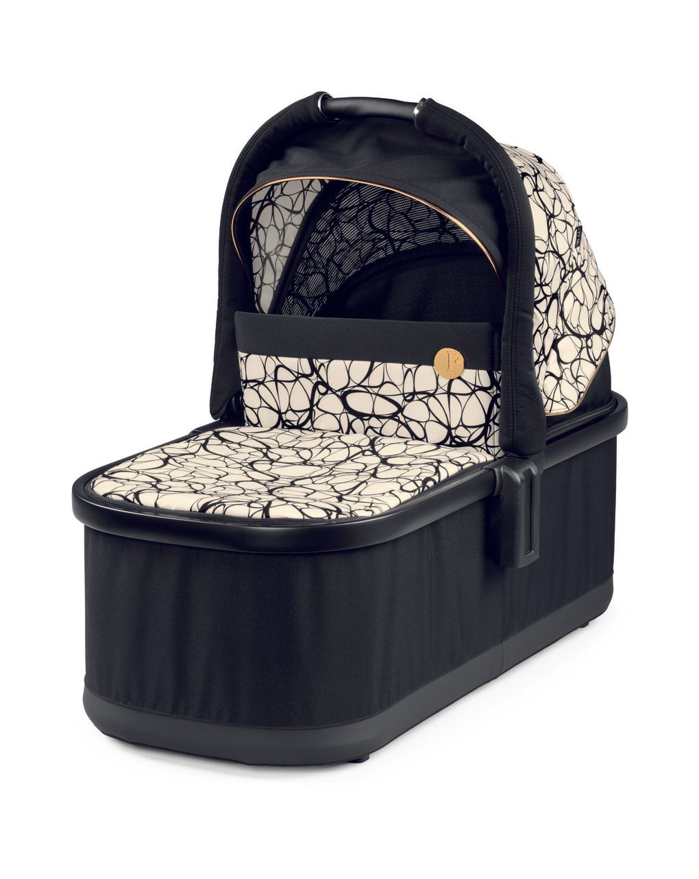 Navicella ypsi bassinet - graphic gold - peg