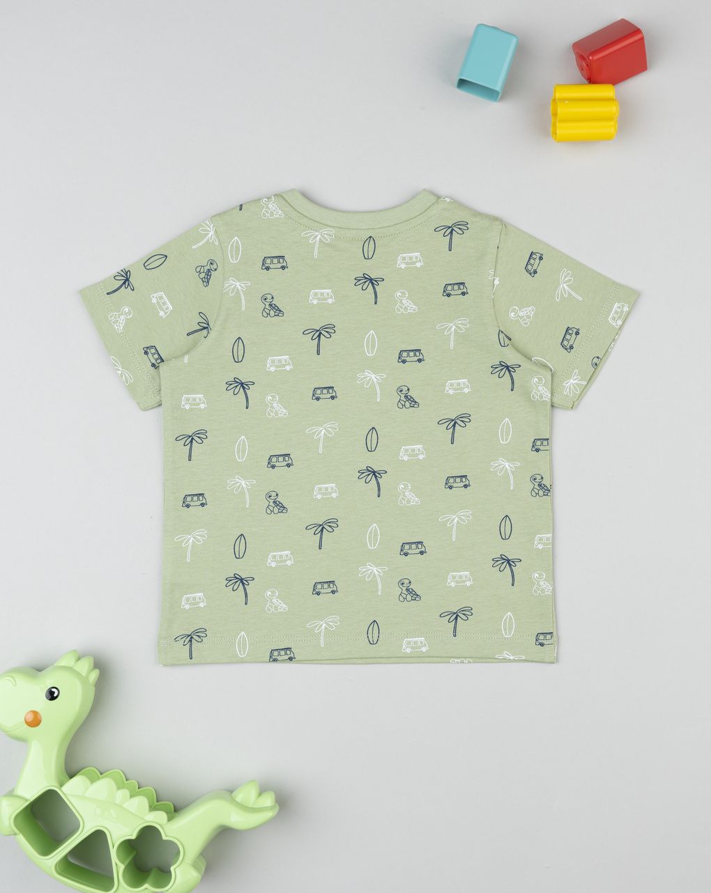 T-shirt verde bimbo summer
