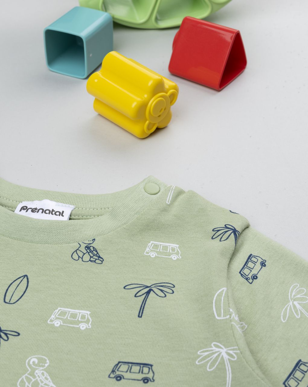 T-shirt verde bimbo summer