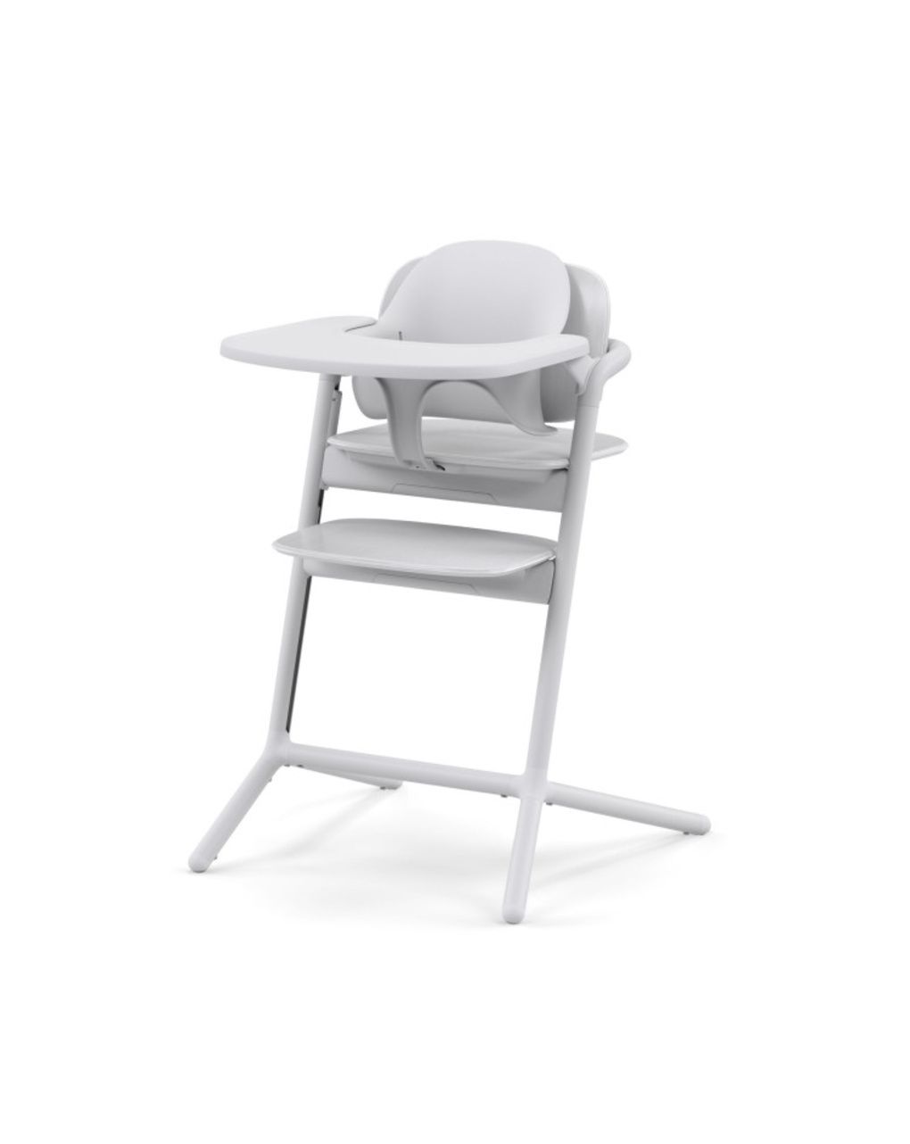 Lemo 4in1 sedia evolutiva con sdraietta e accessori pappa - all white - cybex gold