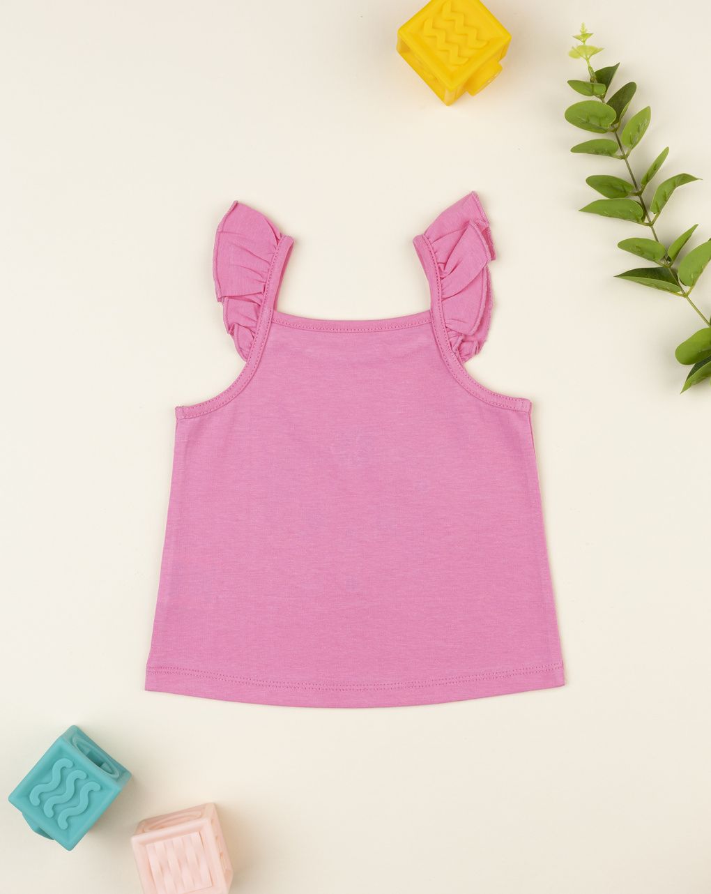 Canotta bimba rosa coniglietto