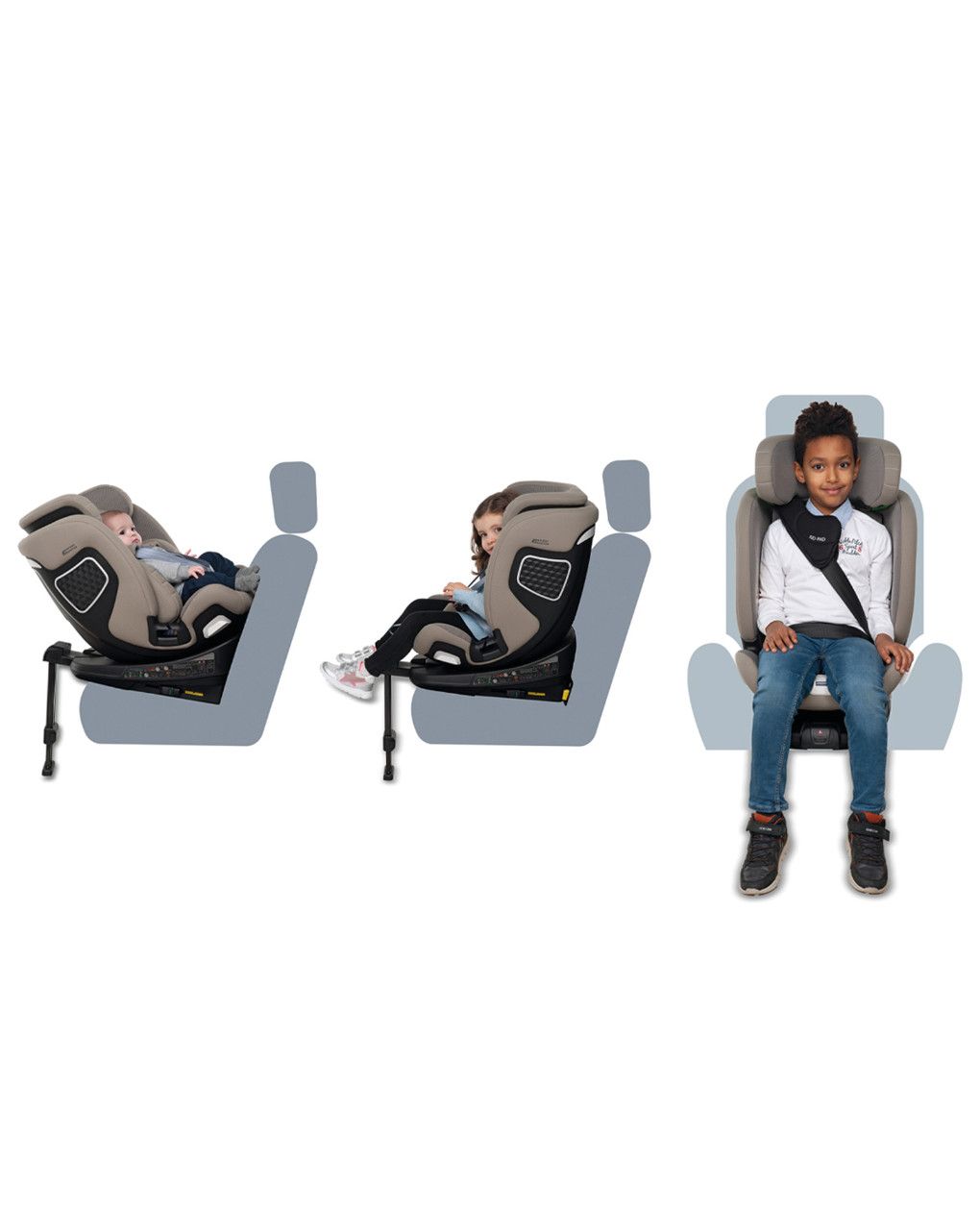 Seggiolino auto fp360 i-size black - foppapedretti