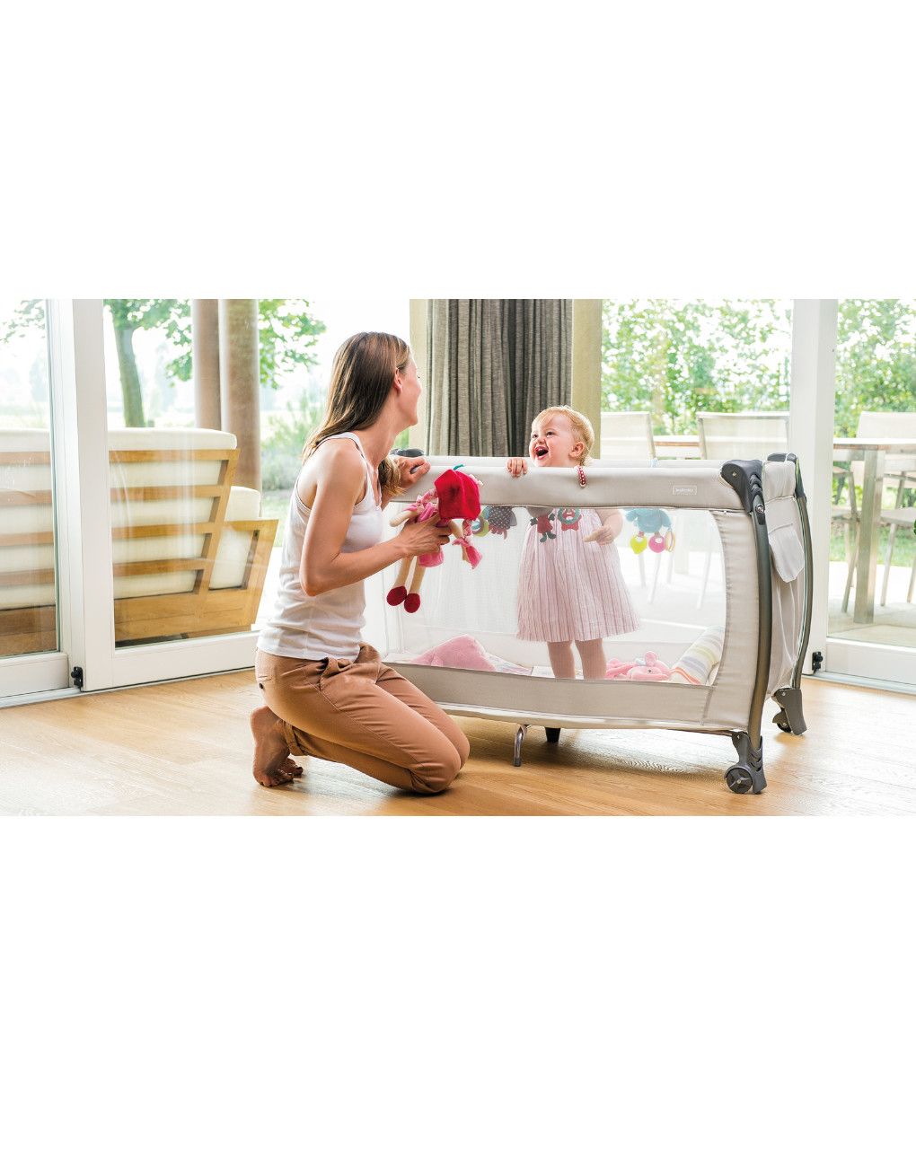 Lettino da viaggio lodge, ecrù - inglesina