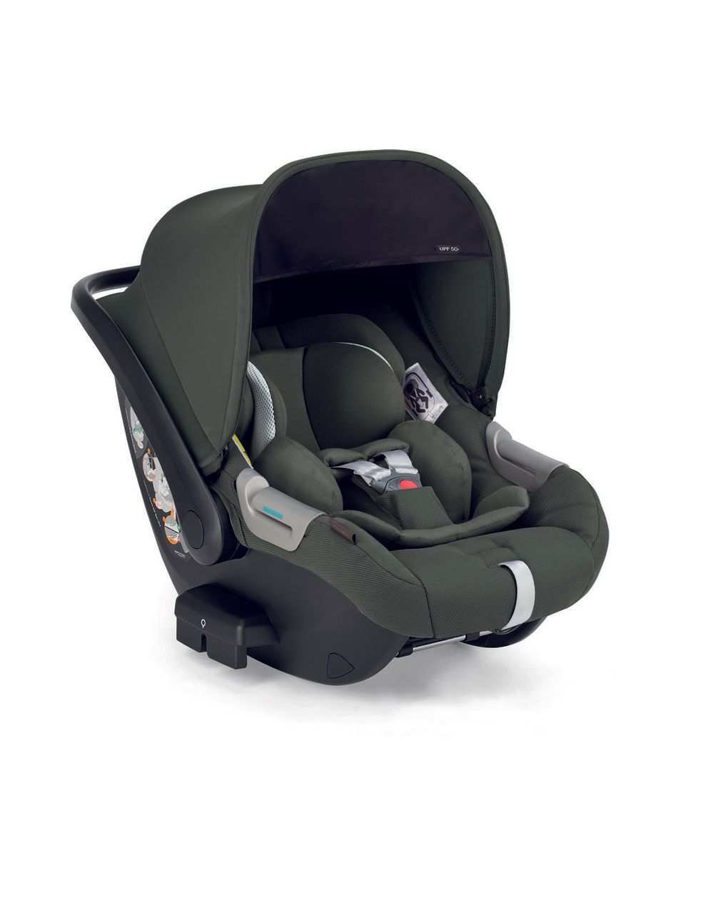 Aptica system quattro - ivy green con telaio litio e seggiolino auto darwin infant - inglesina