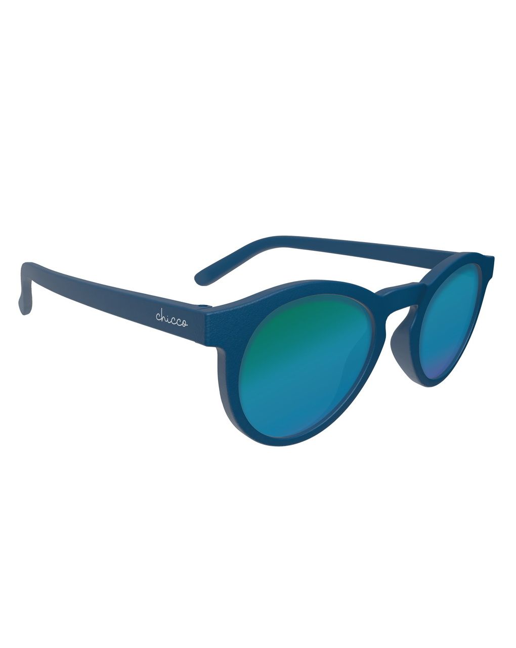 Occhiale da sole blu con lenti a specchio 12m+ - chicco