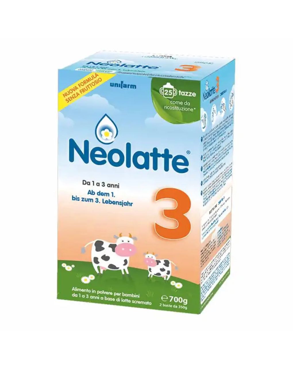 Latte di crescita 3 2x350 gr - neolatte