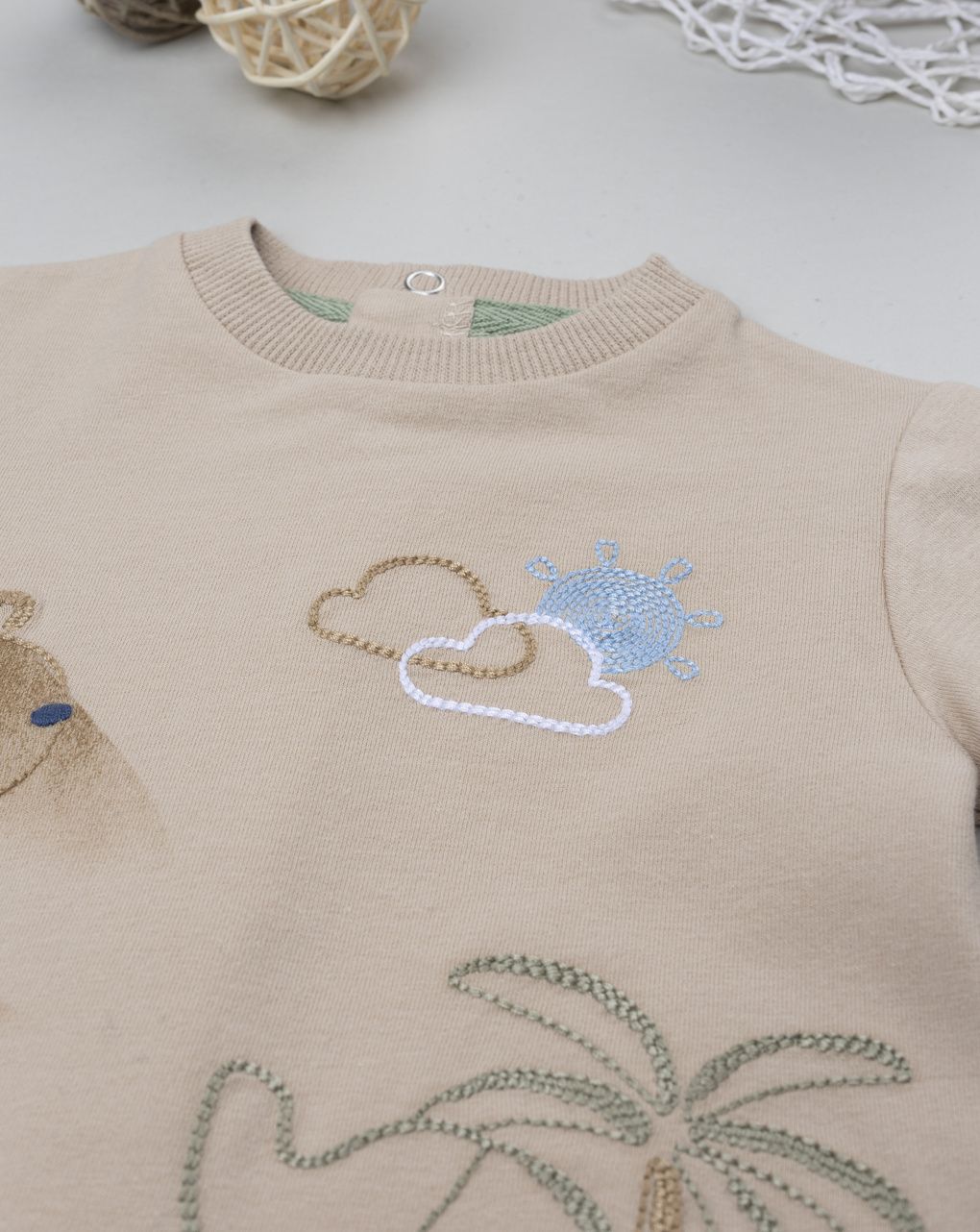 Pagliaccetto bimbo marrone savana