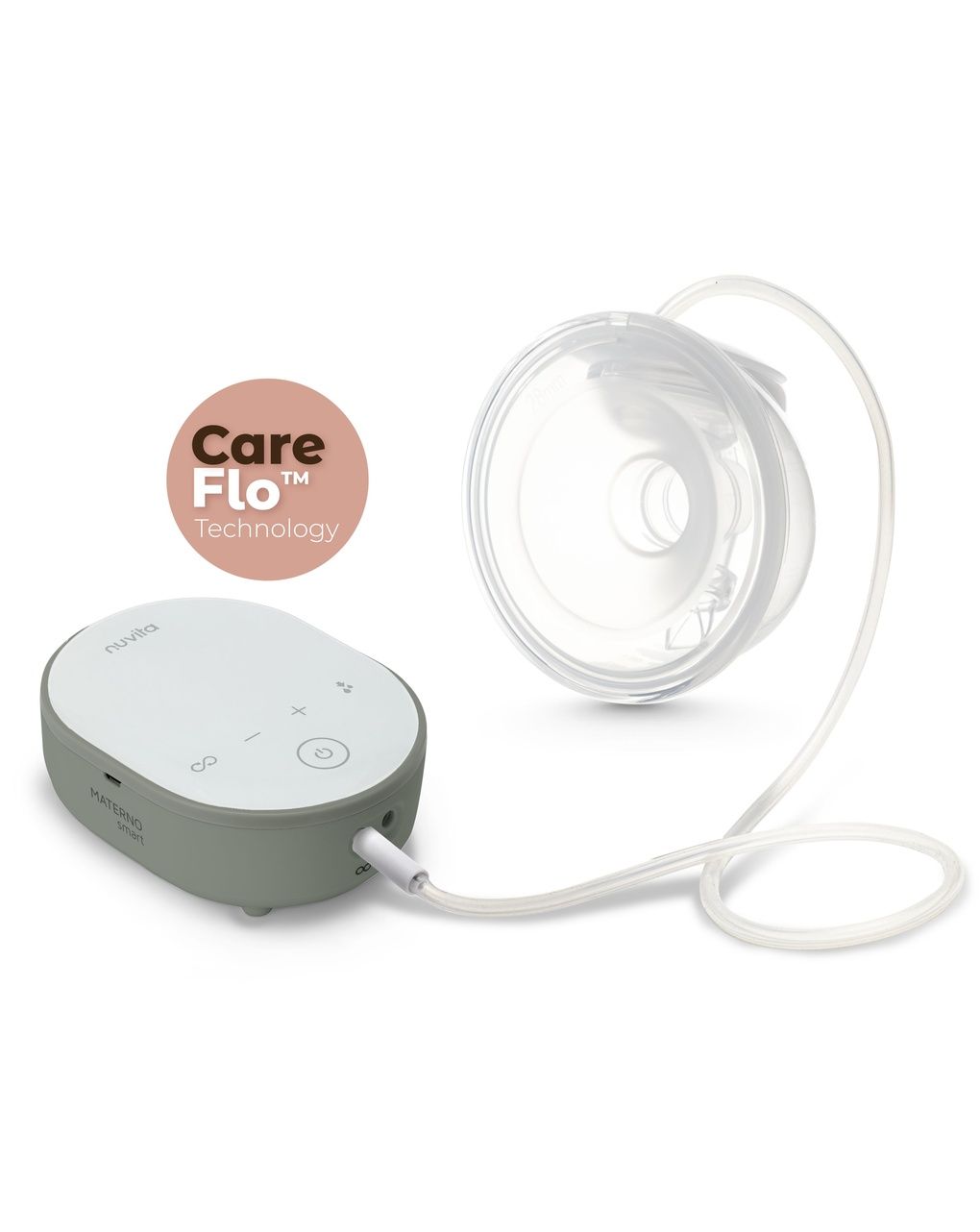 Tiralatte elettrico singolo a mani libere a 3 fasi materno smart wear - 1287cw - nuvita