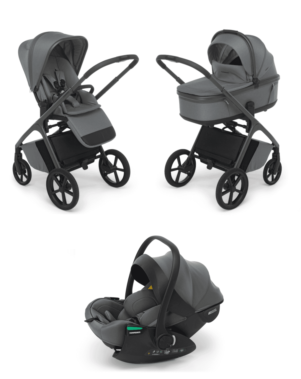 Trio commander stell grey disk rek stone + adattatore - foppapedretti