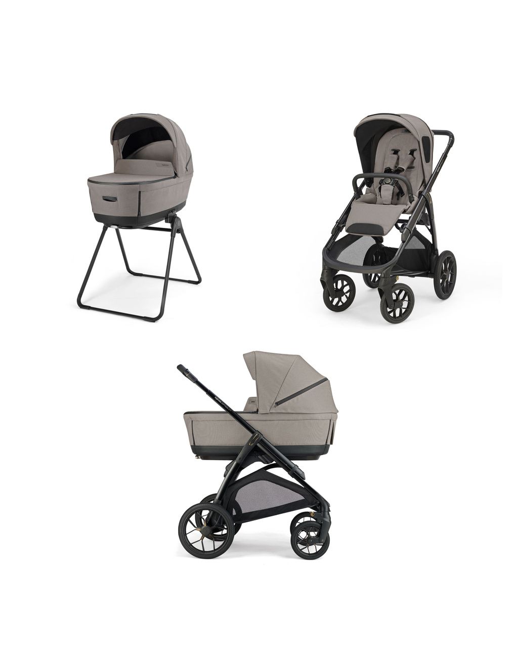 Aptica xt system duo - tundra beige con telaio black - inglesina