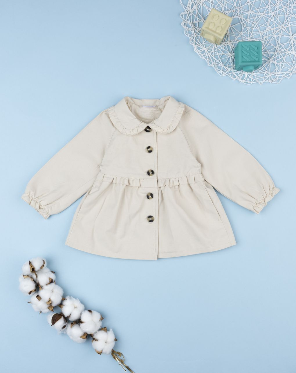 Trench bimba beige
