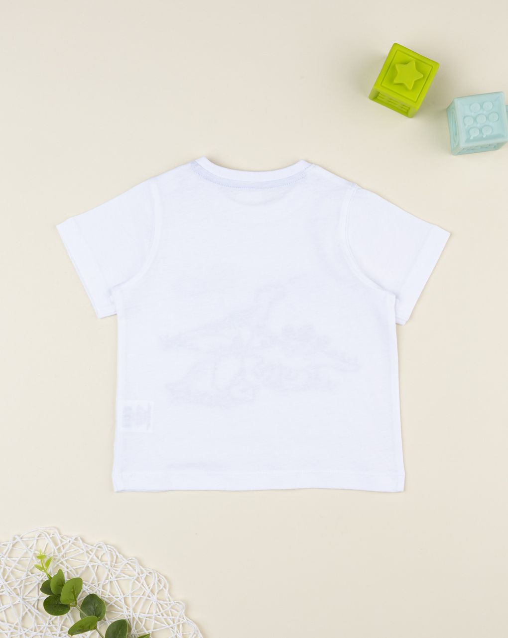 T-shirt bimbo dinosauri ricamati