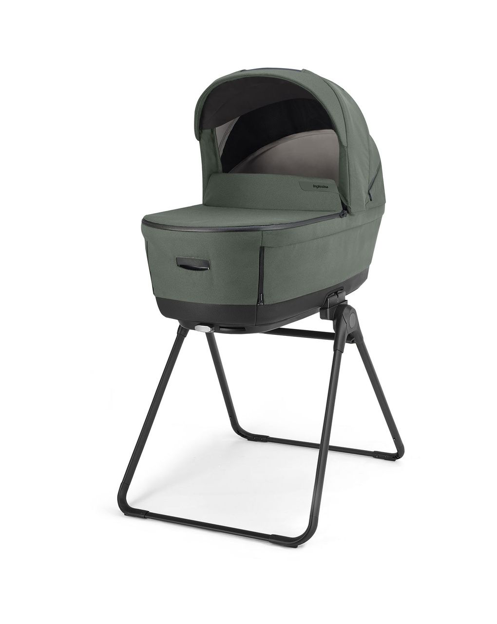 Aptica xt system quattro - taiga green con telaio black e seggiolino auto darwin infant - inglesina