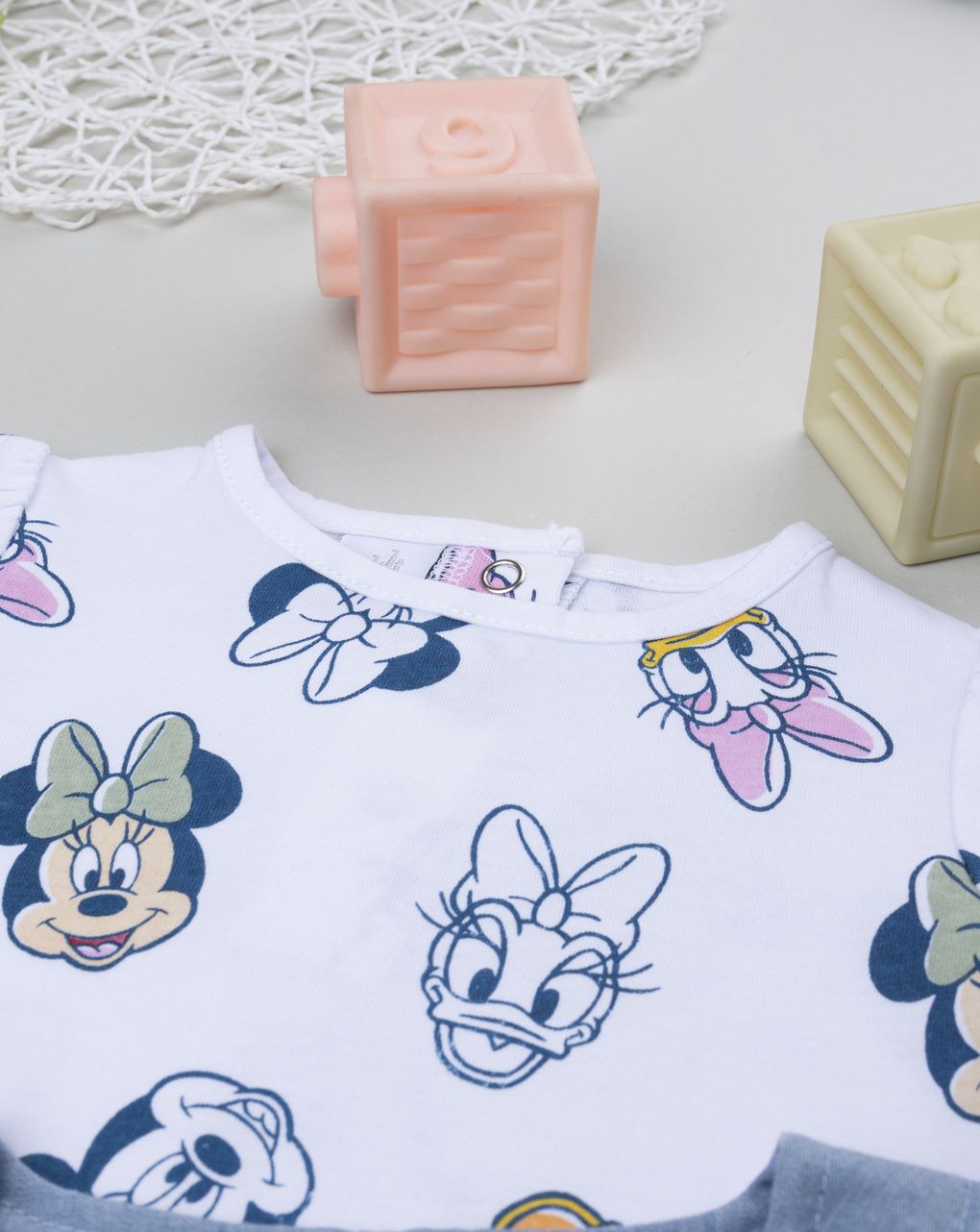 Completo salopette bimba disney minnie