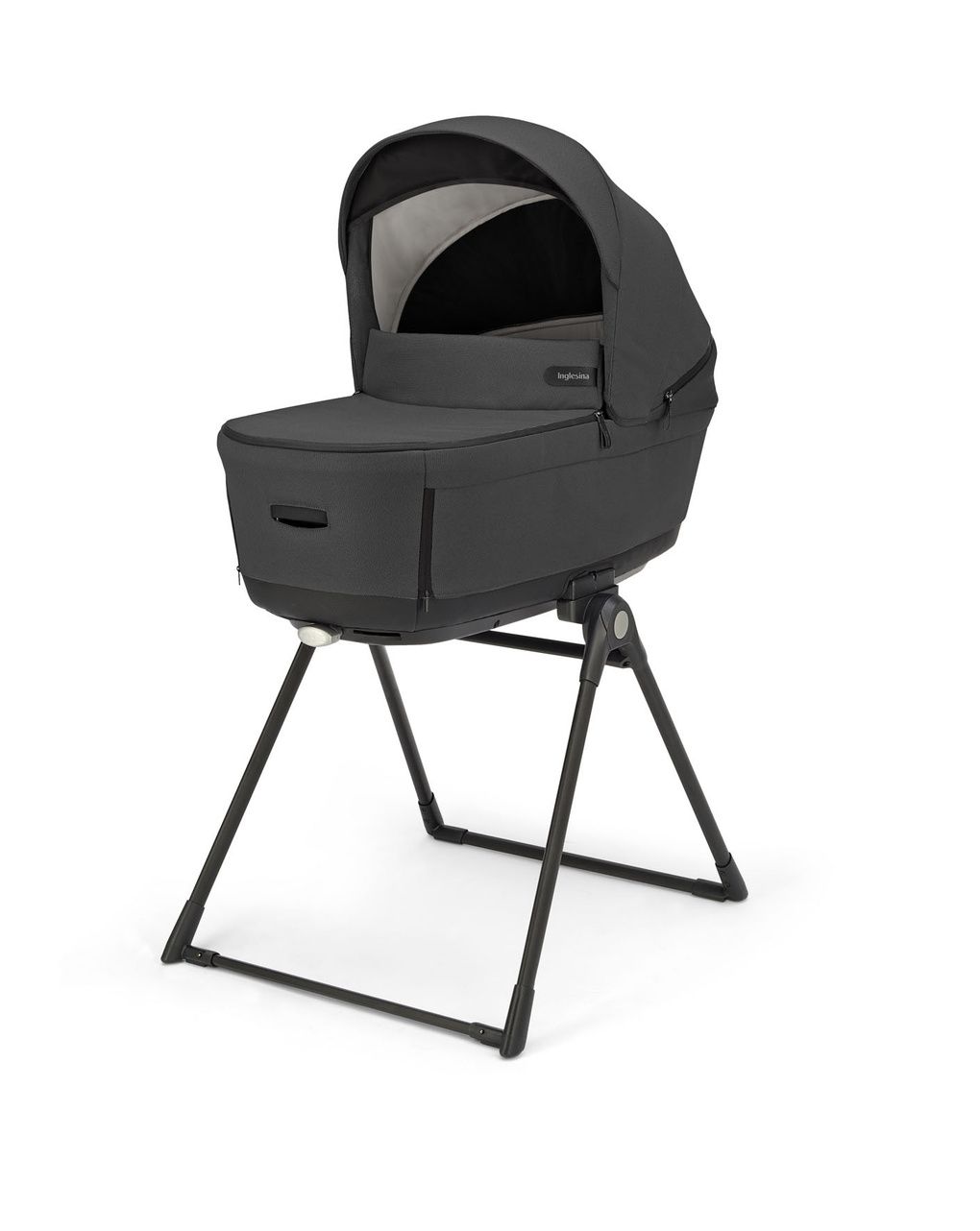 Aptica xt system quattro - magnet grey con telaio nero e seggiolino auto darwin infant - inglesina