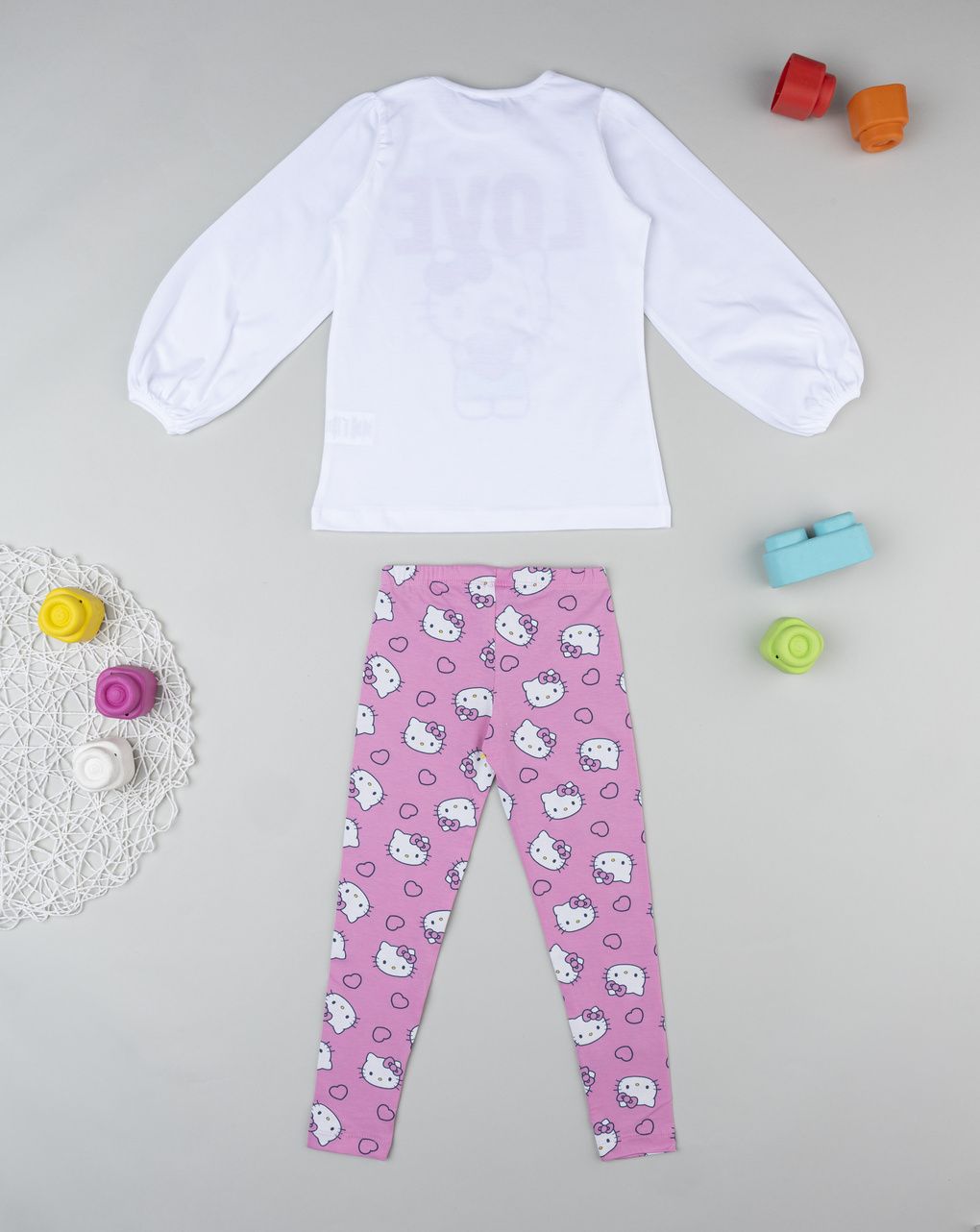 Pigiama due pezzi bambina hello kitty