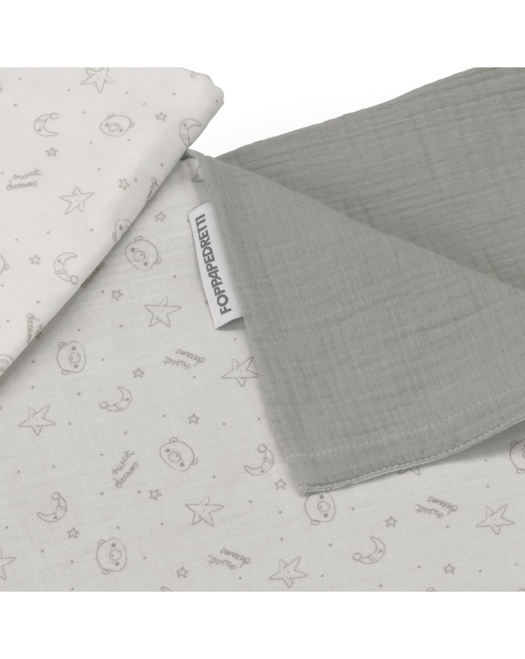 Completo piumone double-face per lettino  - foppapedretti