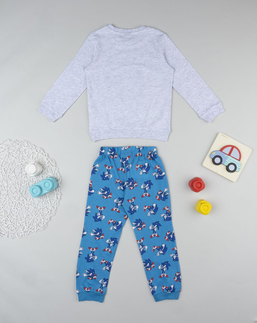 Pigiama lungo 2 pezzi bambino sonic
