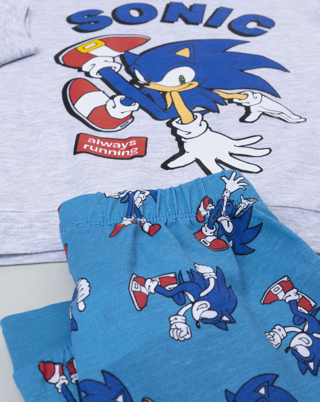 Pigiama lungo 2 pezzi bambino sonic