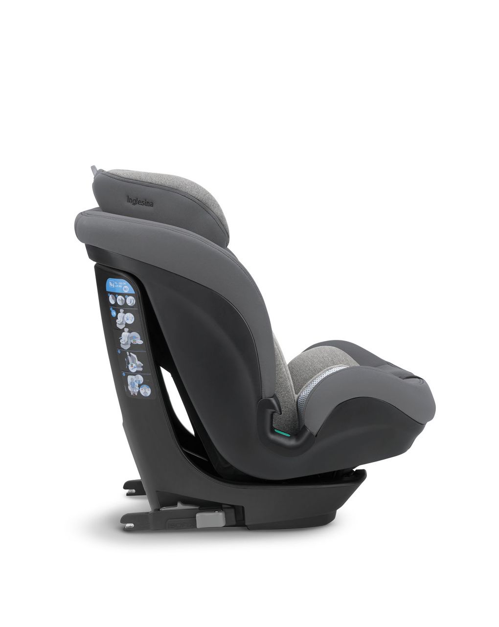 Seggiolino auto caboto i-size 76-150 cm colore stone grey - inglesina