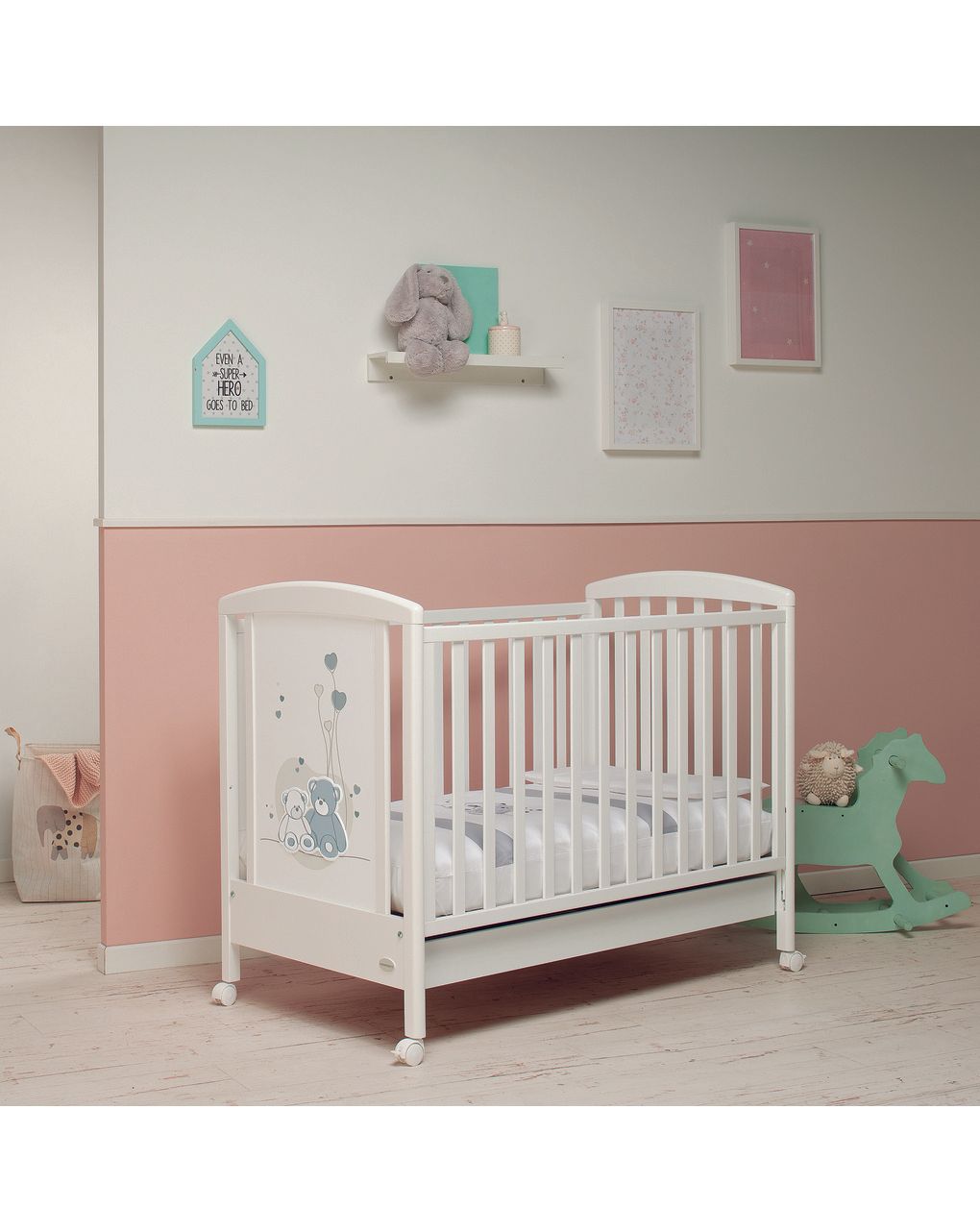 Lettino mascotte bianco - foppapedretti