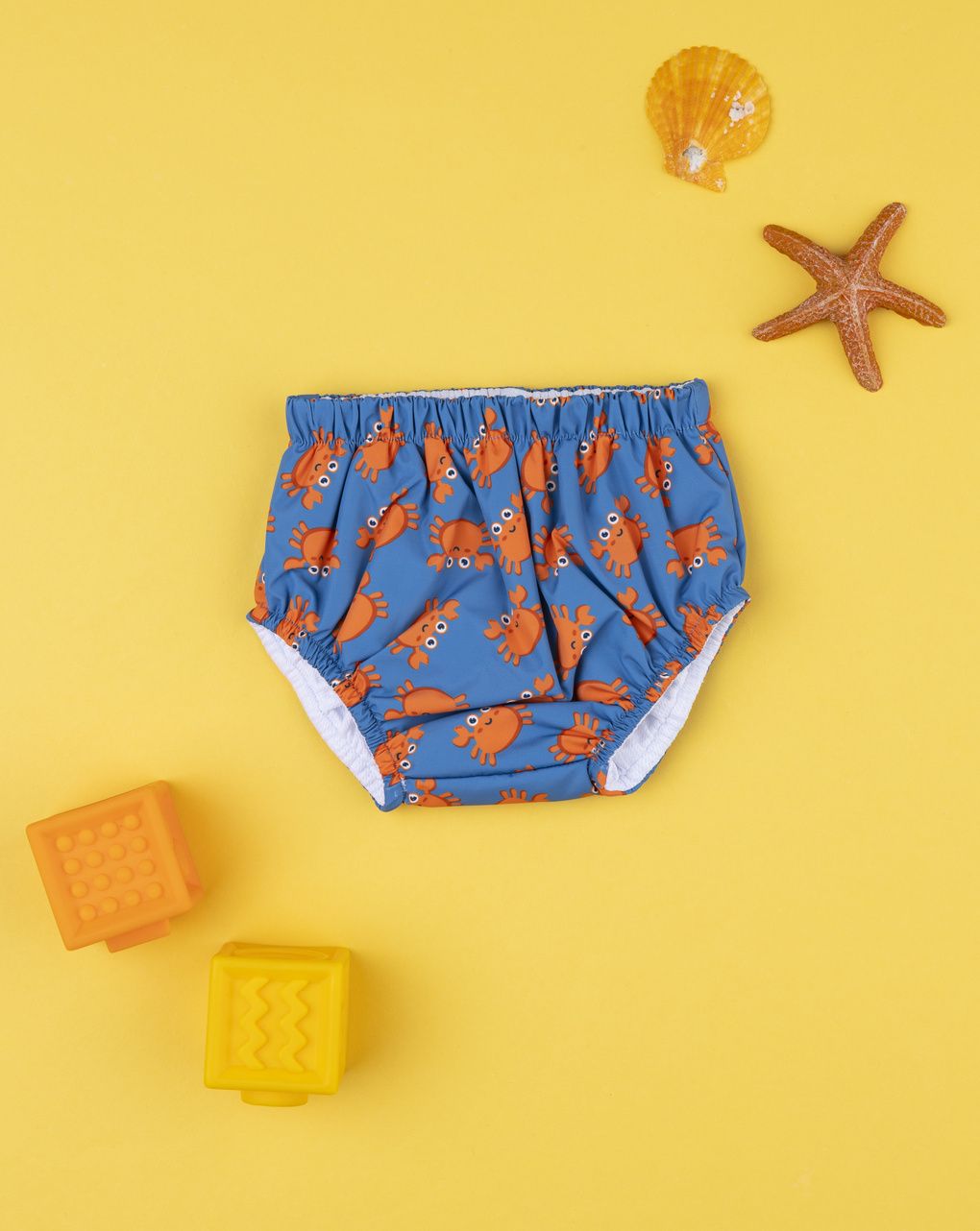 Costume antifugas bimbo blu granchi allover