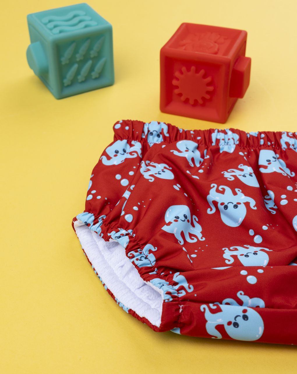 Costume antifugas bimbo rosso polpi allover