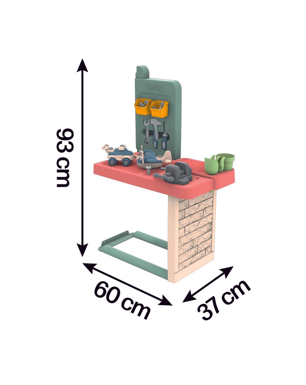Atelier bricolage smoby life per casetta neo jura lodge - anti-uv da 2 anni