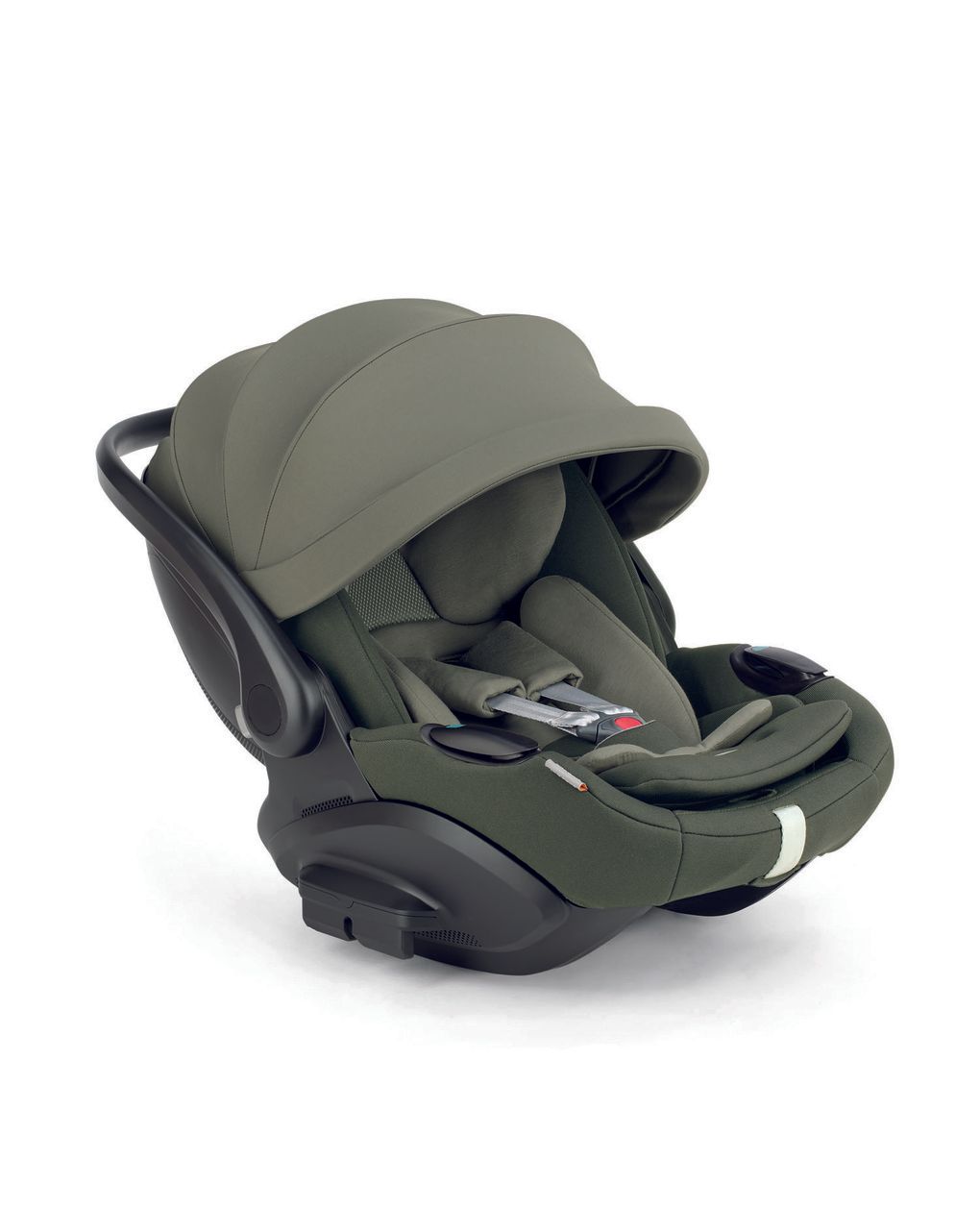 Electa system quattro - loft green con telaio iron e seggiolino auto darwin infant recline evo - inglesina